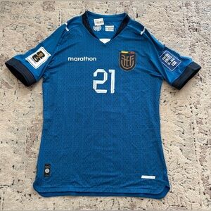 Marathon Authentic WC Qualifiers 2026 Ecuador Alan Franco #21 Jersey Men’s Sz: M
